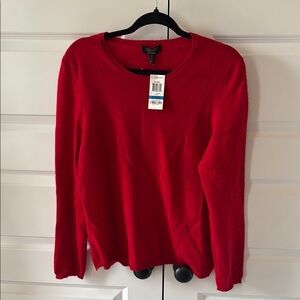 Charter Club Red Cashmere Sweater